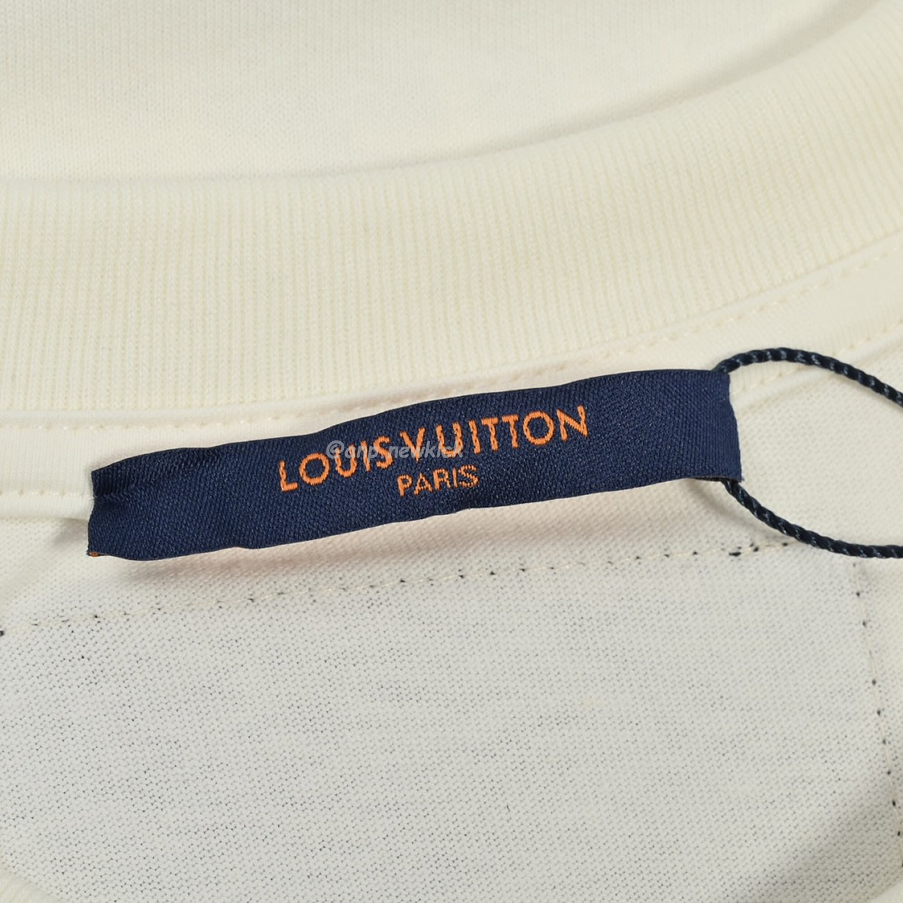 Louis Vuitton 20ss Small Aircraft Logo Printing Short Sleeved T Shirt (4) - newkick.cc